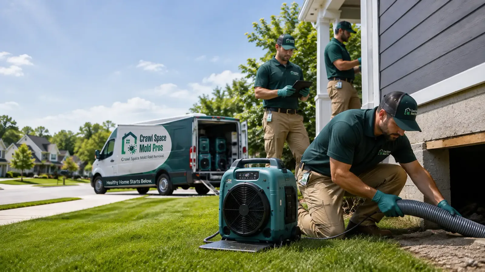 Crawl Space Mold Removal in Miami, MO